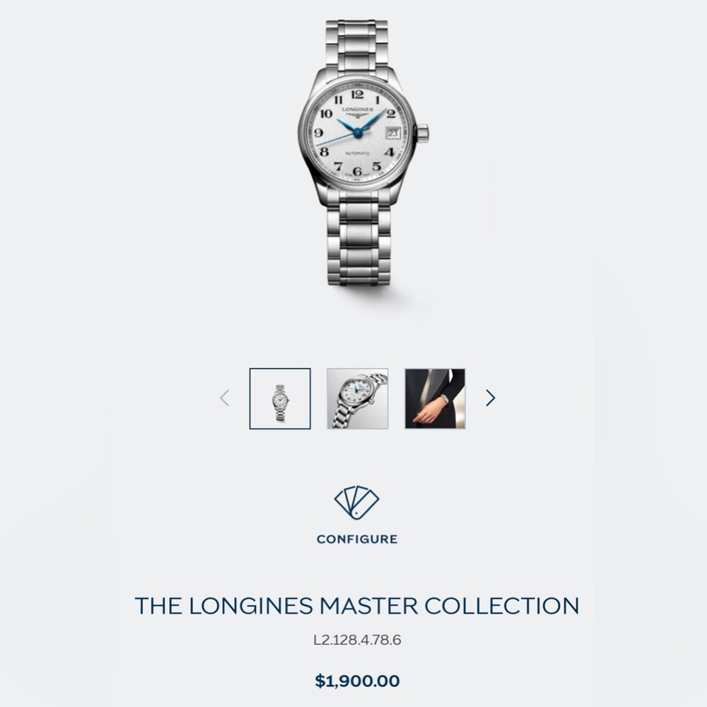 Longines The Master Class Collection women’s watch.